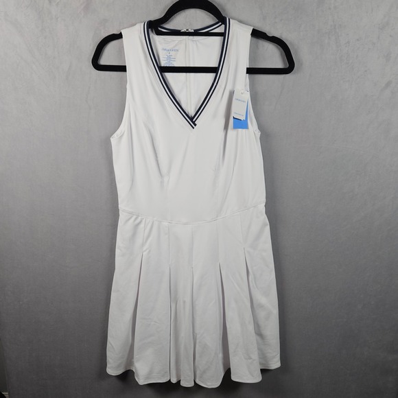 J.McLaughlin Dresses & Skirts - NEW J.McLaughlin Azra Tennis Dress Womens 4 White Sleeveless Pleated Athletic